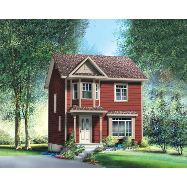 Country House Plan Front of Home - Vidal Traditional Home 126D-0926 - Shop House Plans and More