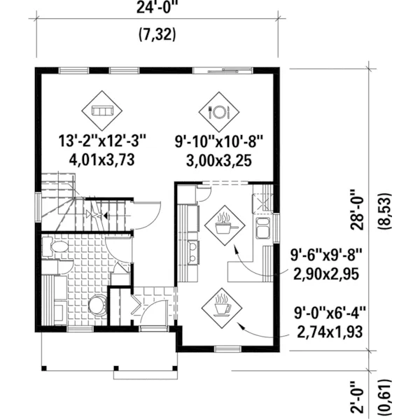 Cape Cod & New England House Plan First Floor - Weber Traditional Home 126D-0929 - Shop House Plans and More