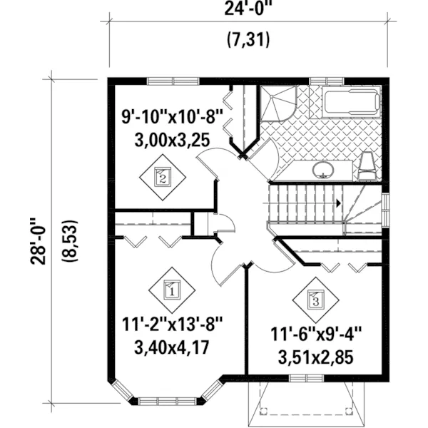 Country French House Plan Second Floor - Eberlin Bay Country Home 126D-0936 - Search House Plans and More