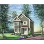 Country French House Plan Front of Home - Eberlin Bay Country Home 126D-0936 - Search House Plans and More