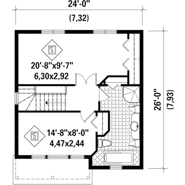 Victorian House Plan Second Floor - Elise Creek Prairie Home 126D-0942 - Search House Plans and More