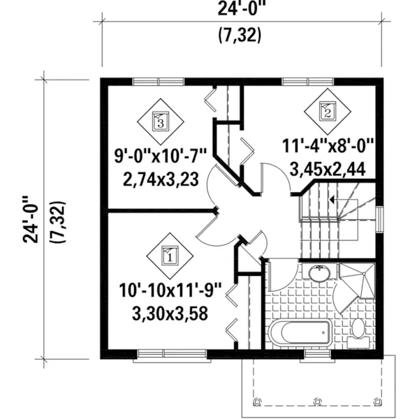 Prairie House Plan Second Floor - Klein Modern Prairie Home 126D-0945 - Search House Plans and More