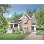 Country House Plan Front of Home - Greenwich Hill Country Home 126D-0977 - Search House Plans and More