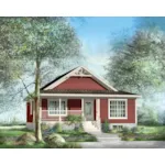 Country House Plan Front of Home - Marshall Pass Country Home 126D-0983 - Shop House Plans and More