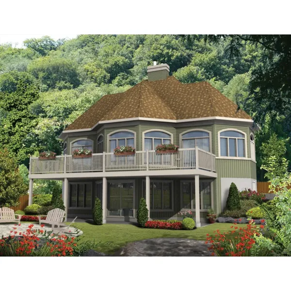 European House Plan Front of Home - Rosebury Bay Waterfront Home 126D-1007 - Shop House Plans and More