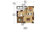Ranch House Plan 3D First Floor - Milo Rustic Contemporary Home 126D-1016 - Shop House Plans and More
