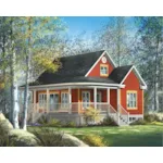 Country House Plan Front of Home - Jacque Creek Country Home 126D-1024 - Search House Plans and More