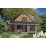 Country House Plan Front of Home - Hideout Hill Craftsman Home 126D-1026 - Search House Plans and More