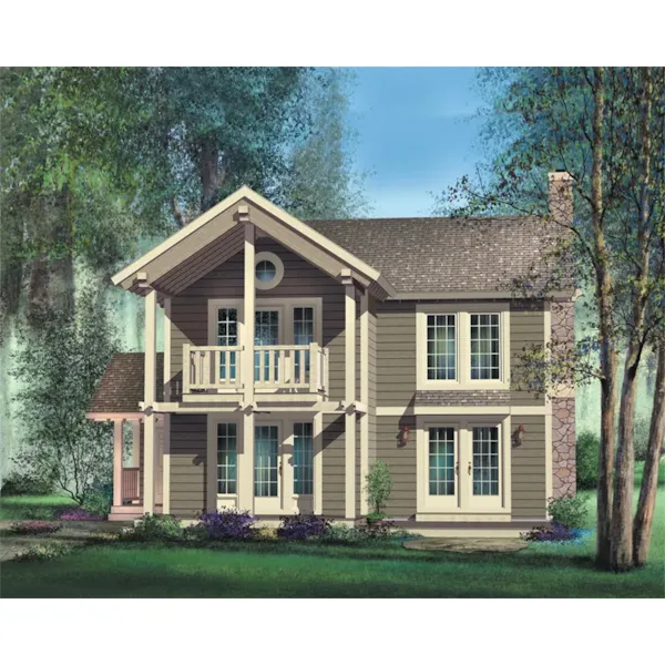 Country House Plan Front of Home - Hermann Hill Country Home 126D-1027 - Search House Plans and More