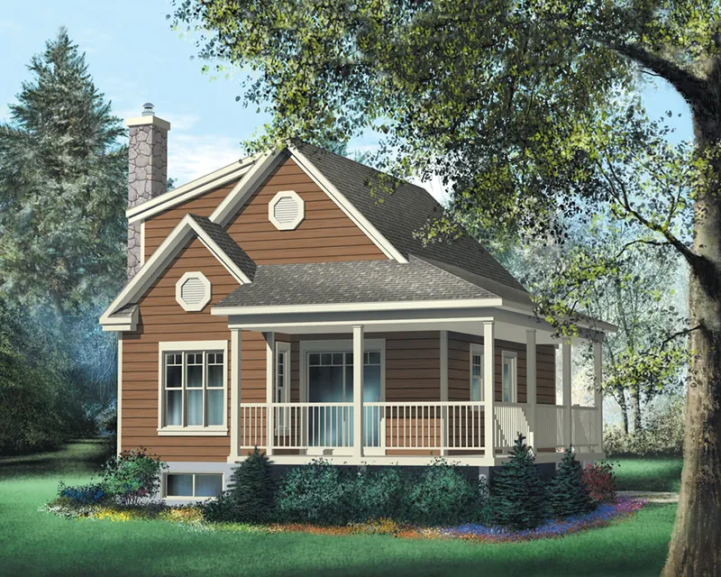 Country House Plan Front of Home - Auburn Meadows Country Home 126D-1030 - Search House Plans and More
