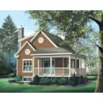 Country House Plan Front of Home - Auburn Meadows Country Home 126D-1030 - Search House Plans and More