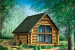A-Frame House Plan Front of House 126D-1038