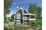 Victorian House Plan Rear Photo 01 - Mullen Bay Country Cottage 126D-1039 - Shop House Plans and More