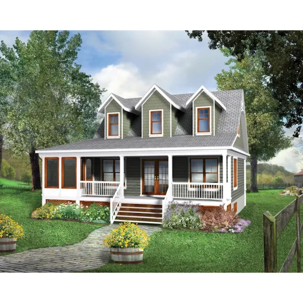 Country French House Plan Front of Home - Lombard Lane Country Home 126D-1046 - Shop House Plans and More