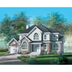 Cape Cod & New England House Plan Front of Home - Hellwig Hill Traditional Home 126D-1055 - Search House Plans and More