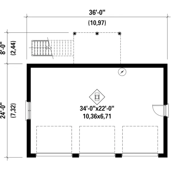 Victorian House Plan First Floor - Cramer Apartment Garage 126D-1060 - Search House Plans and More