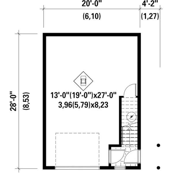 Victorian House Plan First Floor - Elmer Apartment Garage 126D-1062 - Search House Plans and More