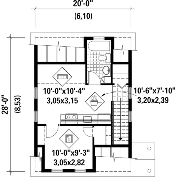 Victorian House Plan Second Floor - Elmer Apartment Garage 126D-1062 - Search House Plans and More