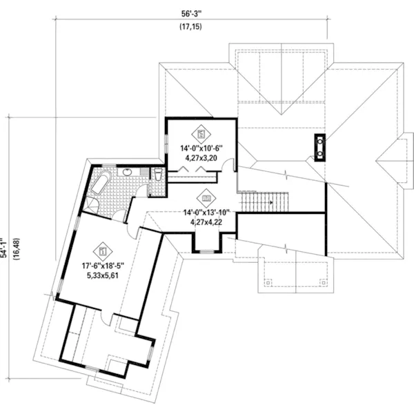 Luxury House Plan Second Floor - Holiman Heights Luxury Home 126D-1067 - Search House Plans and More