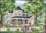 Victorian House Plan Front of Home - Adams Hill Victorian Home 126D-1092 - Search House Plans and More