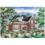 Luxury House Plan Front of Home - Heaton Place Luxury Home 126D-1103 - Search House Plans and More