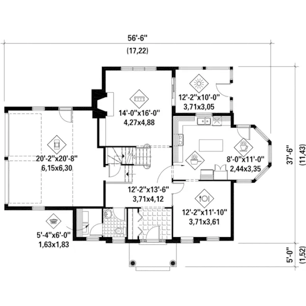 Victorian House Plan First Floor - Morrigan Georgian Style Home 126D-1115 - Shop House Plans and More