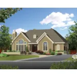 Ranch House Plan Front of Home - Sheridan Pike Ranch Home 126D-1127 - Shop House Plans and More