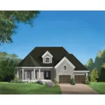 European House Plan Front of Home - Green Gate Farm Country Home 126D-1137 - Search House Plans and More