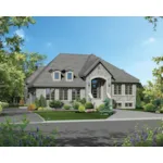 Ranch House Plan Front of Home - Cuddington Ranch Home 126D-1145 - Search House Plans and More