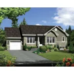 Bungalow House Plan Front of Home - Korina Ranch Home 126D-1146 - Search House Plans and More