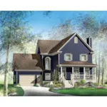 Country House Plan Front of Home - Mehegan Country Home 126D-1159 - Shop House Plans and More