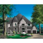 European House Plan Front of Home - 126D-1236 | House Plans and More