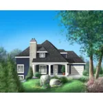 Traditional House Plan Front of Home - 126D-1239 | House Plans and More