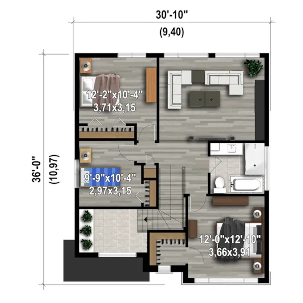 Floor Plan - 126D-1267