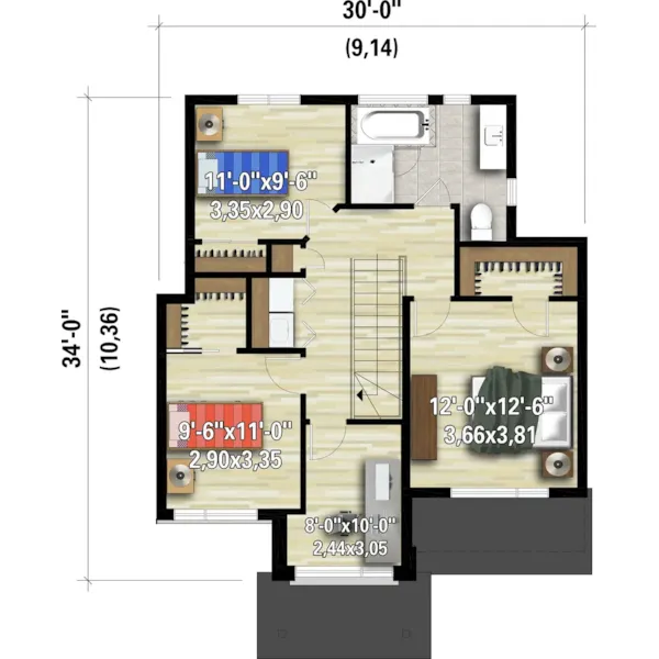 Floor Plan - 126D-1268
