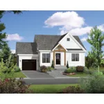 European House Plan Front of Home - 126D-1355 - Shop House Plans and More