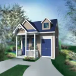 Building Plans Front of House 127D-4510