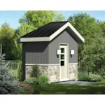 Building Plans Front of House 127D-4511