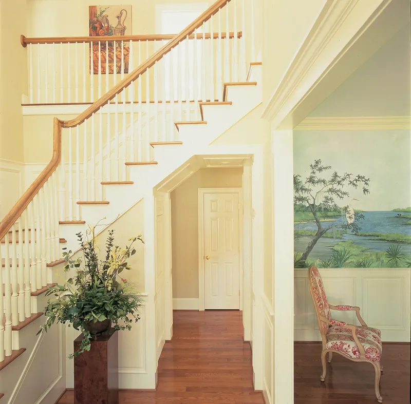 Colonial House Plan Stairs Photo 01 - Chantelle Southern Home 128D-0001 - Search House Plans and More