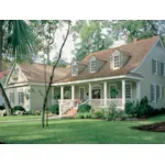 Ranch House Plan Front of Home - Ericson Southern Plantation Home 128D-0002 - Search House Plans and More