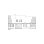 Ranch House Plan Rear Elevation - Ericson Southern Plantation Home 128D-0002 - Search House Plans and More