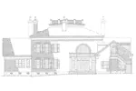 Traditional House Plan Rear Elevation - Elwood Luxury Plantation Home 128D-0005 - Search House Plans and More