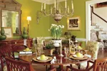Luxury House Plan Dining Room Photo 01 - Stockard Colonial Home 128D-0007 - Shop House Plans and More