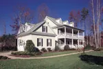 Plantation House Plan Front Photo 01 - Loughborough Manor Southern Home 128D-0008 - Shop House Plans and More
