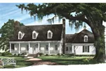 Cape Cod & New England House Plan Front Image - Justina Cottage Home 128D-0009 - Search House Plans and More