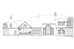 Cape Cod & New England House Plan Front Elevation - Abbeville Row Colonial Home 128D-0011 - Search House Plans and More