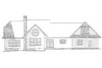 European House Plan Front Elevation - Adirondack Lane Country Home 128D-0012 - Search House Plans and More