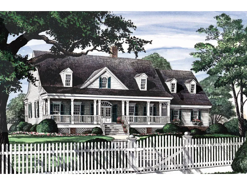 Rustic House Plan Front Image - Backbay Cottage Country Home 128D-0017 - Search House Plans and More