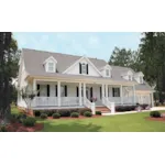 Rustic House Plan Front of House 128D-0017