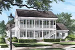 Southern Plantation House Plan Front of House 128D-0022
